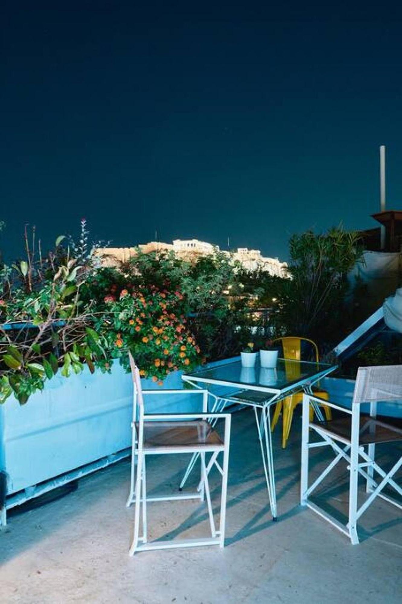 360 View In Roof Top Appartment With Patio Atenas Exterior foto